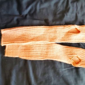Girls pink leg warmers